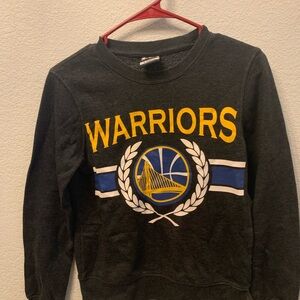 NBA Gray and Yellow Warriors Shirt